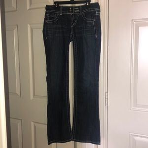 Miss Me bootleg blue jeans, Size 26